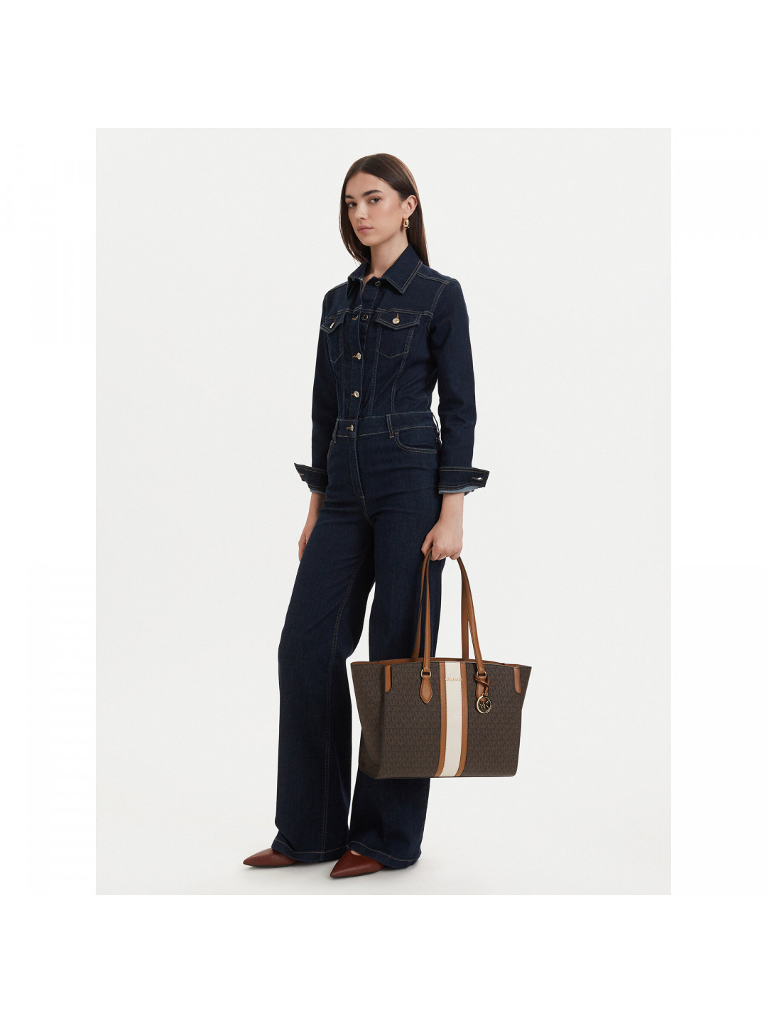 Kabelka MICHAEL Michael Kors 30R6GQ6T7B Hnědá